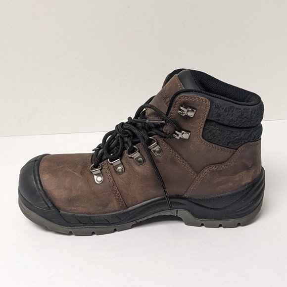 Rocky Worksmart Composite Toe Work Boots, Brown, Women's 7.5 M - Picture 4 of 8